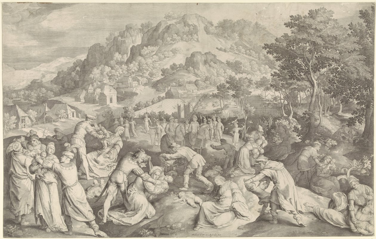 Massacre des Innocents à Bethléem - Nicolaes de Bruyn