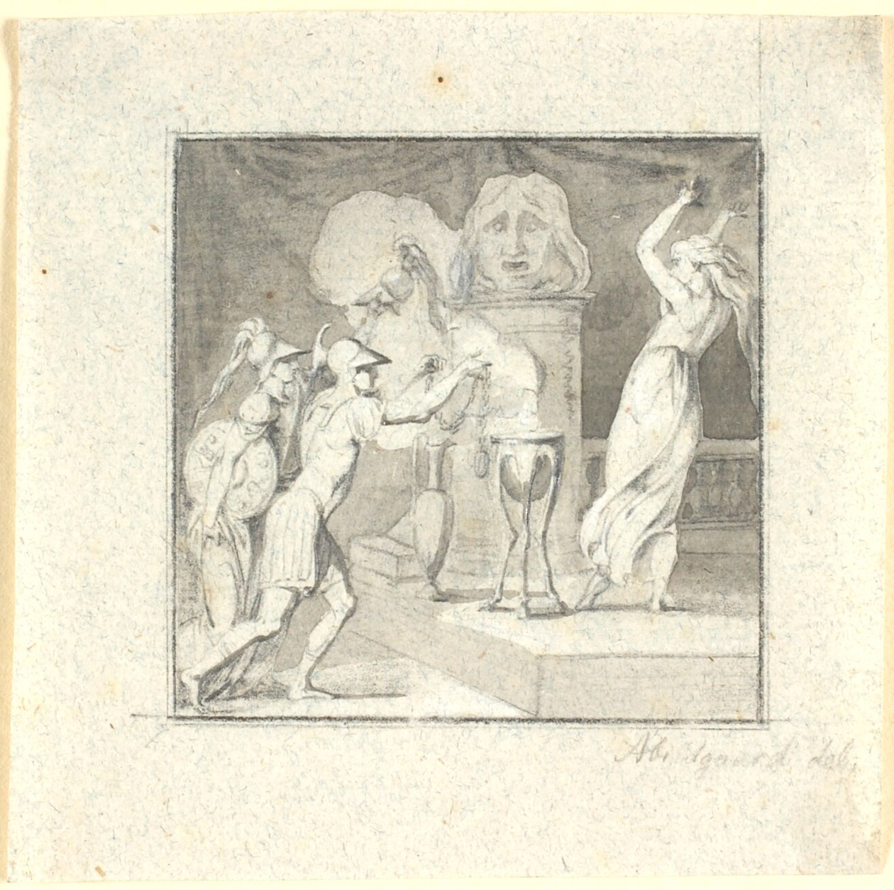 Scène de sacrifice - Nicolai Abildgaard