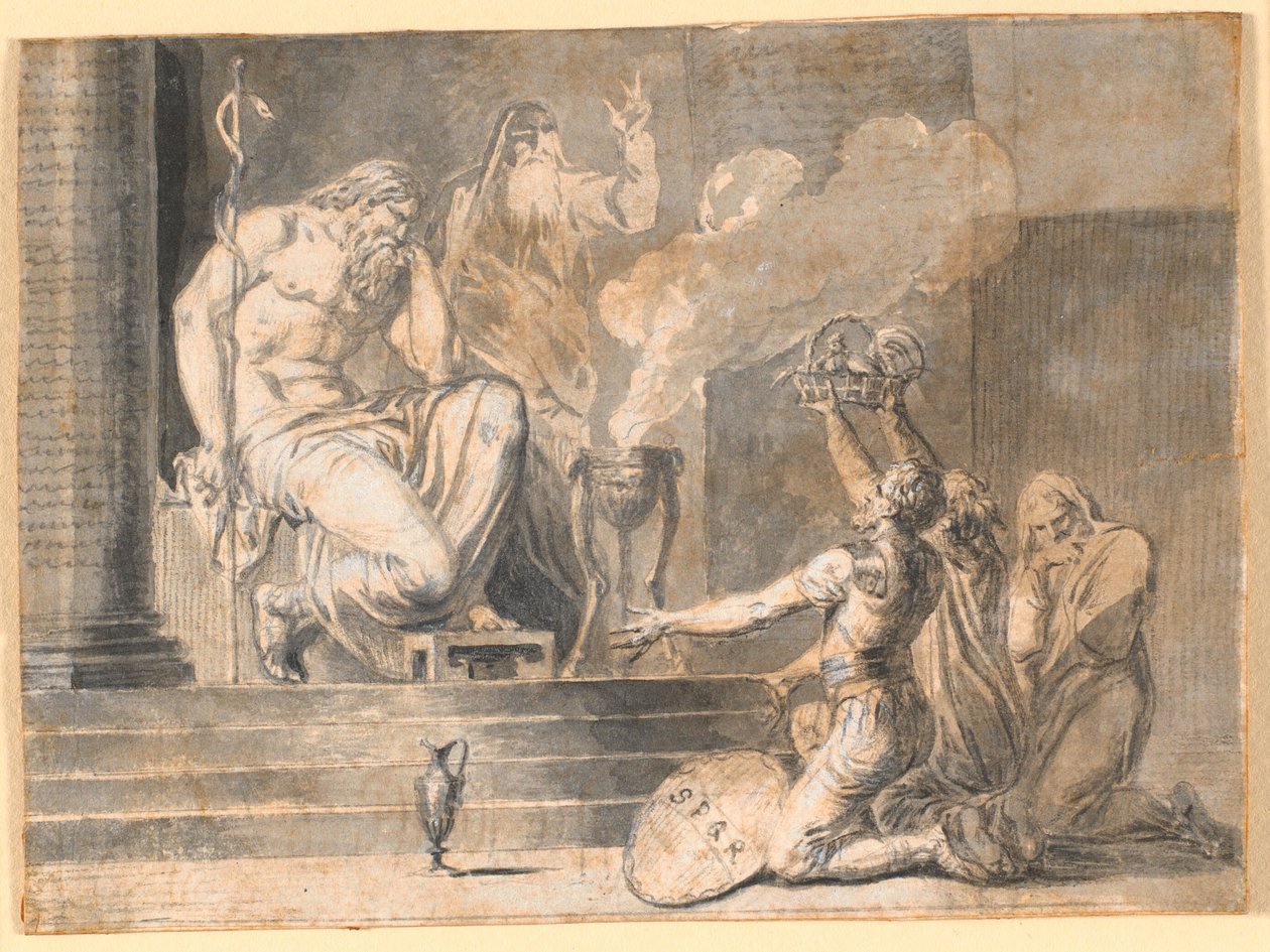 Offrande à Esculape - Nicolai Abildgaard