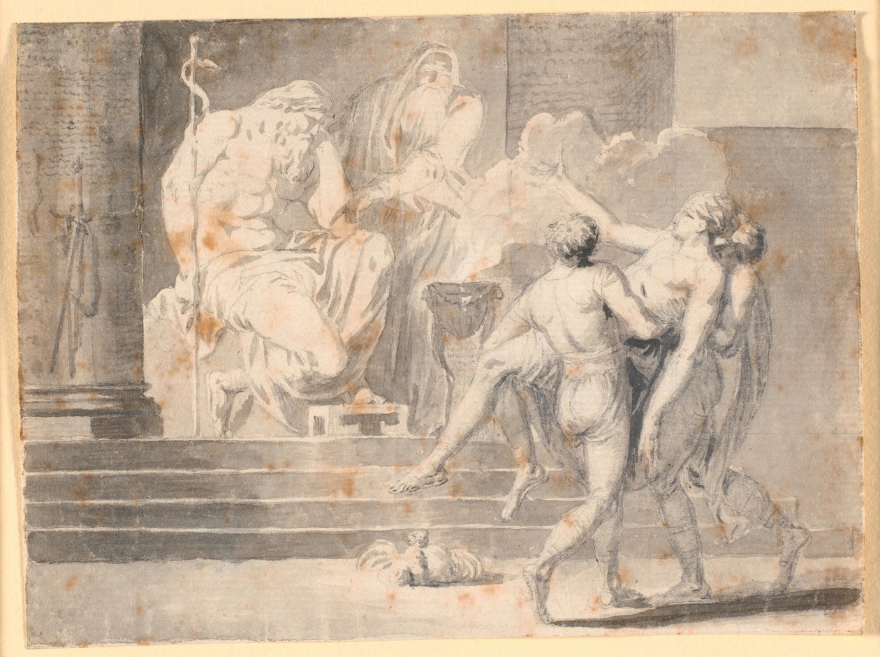 Offrande à Esculape - Nicolai Abildgaard