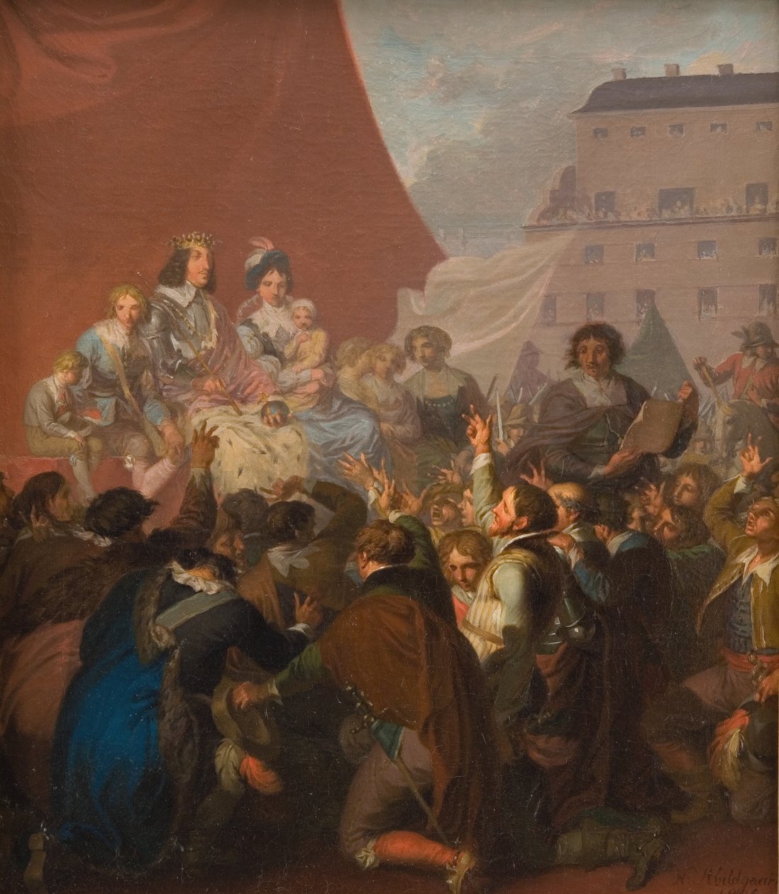 Le serment de fidélité en 1660 - Nicolai Abildgaard