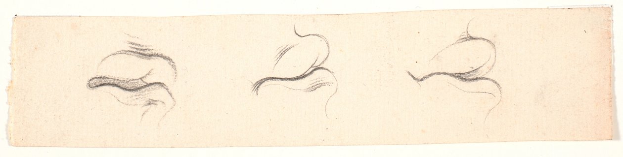 Trois études de bouches - Nicolai Abildgaard