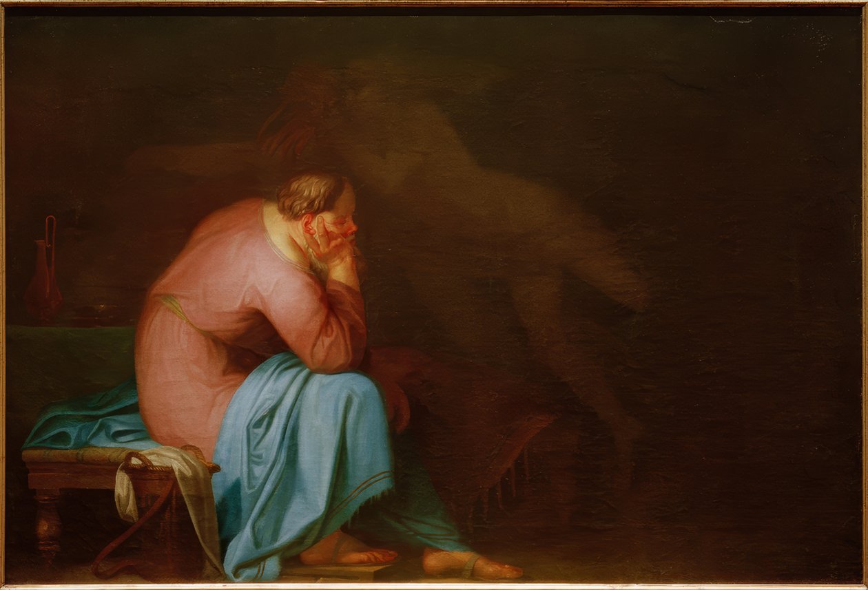 Socrate et son démon - Nicolai Abraham Abildgaard