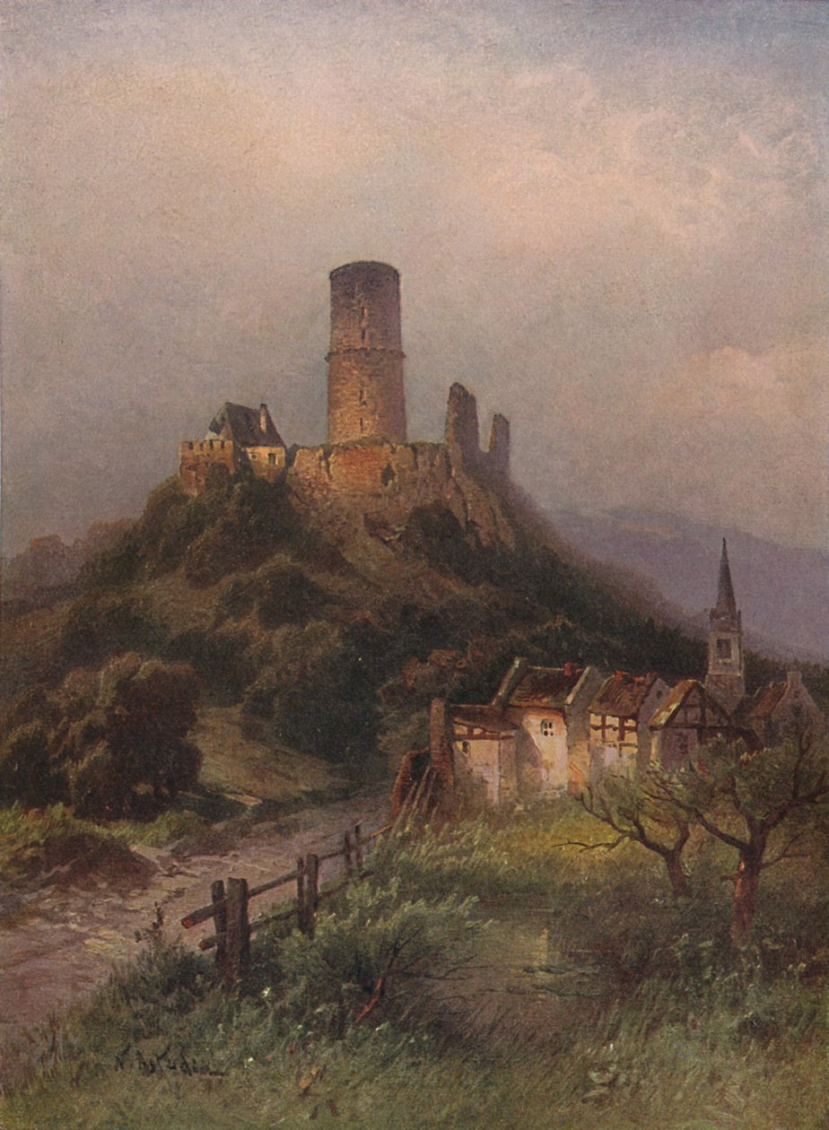 Die Godesburg, Château de Godesburg, 1923 - Nicolai Astudin