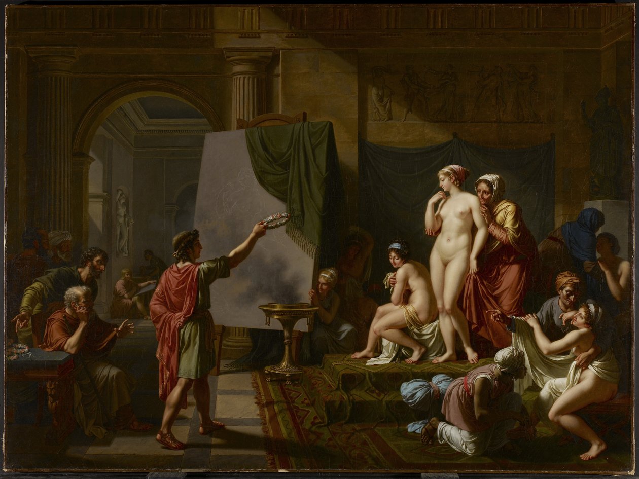 Zeuxis choisissant ses modèles, 1797 - Nicolas Andre Monsiau