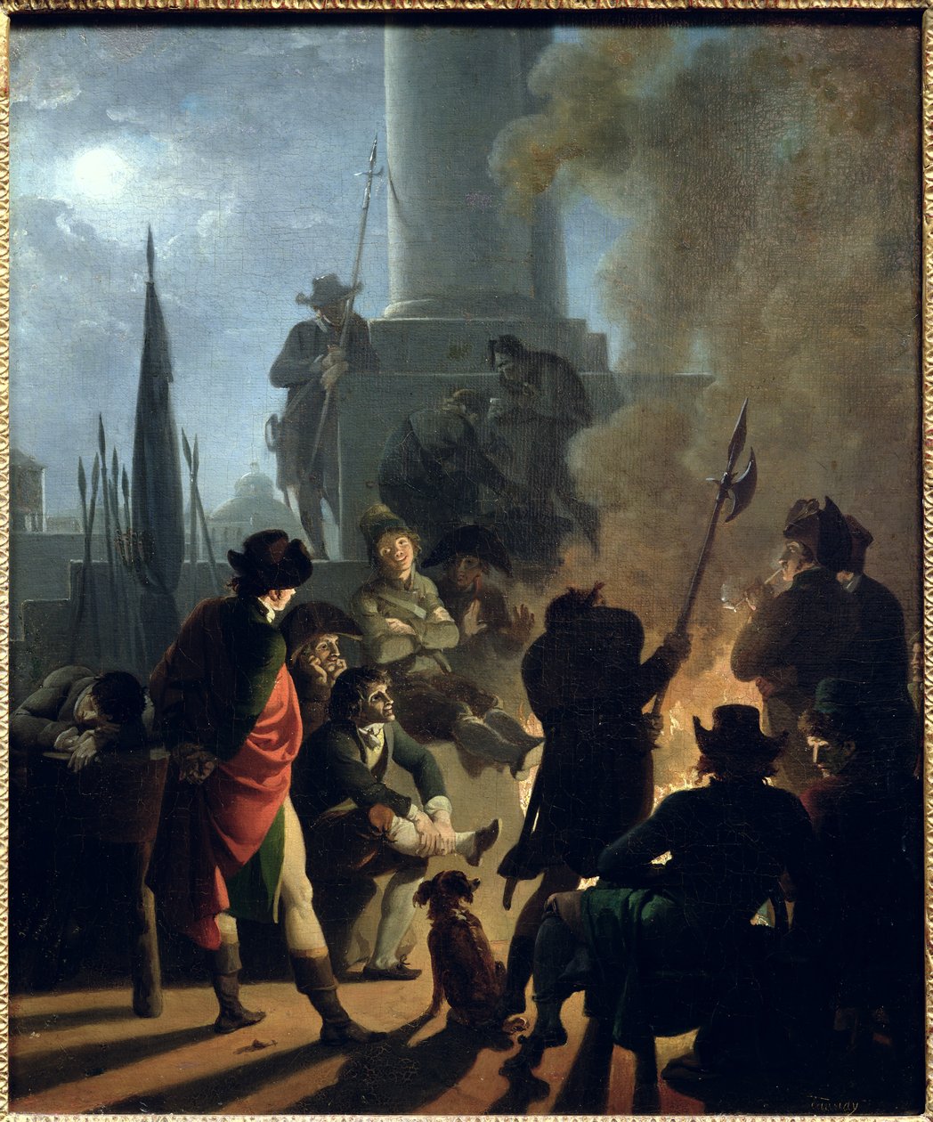 Scène révolutionnaire : Un bivouac - Nicolas Antoine Taunay