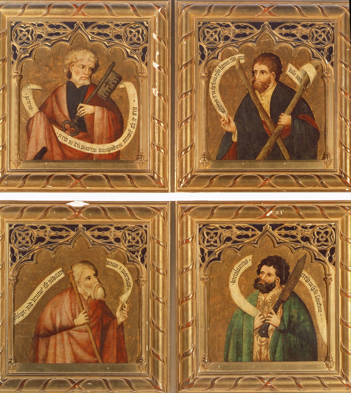 SS. Pierre, André, Philippe et Barthélemy, 1468 - Nicolas Frances