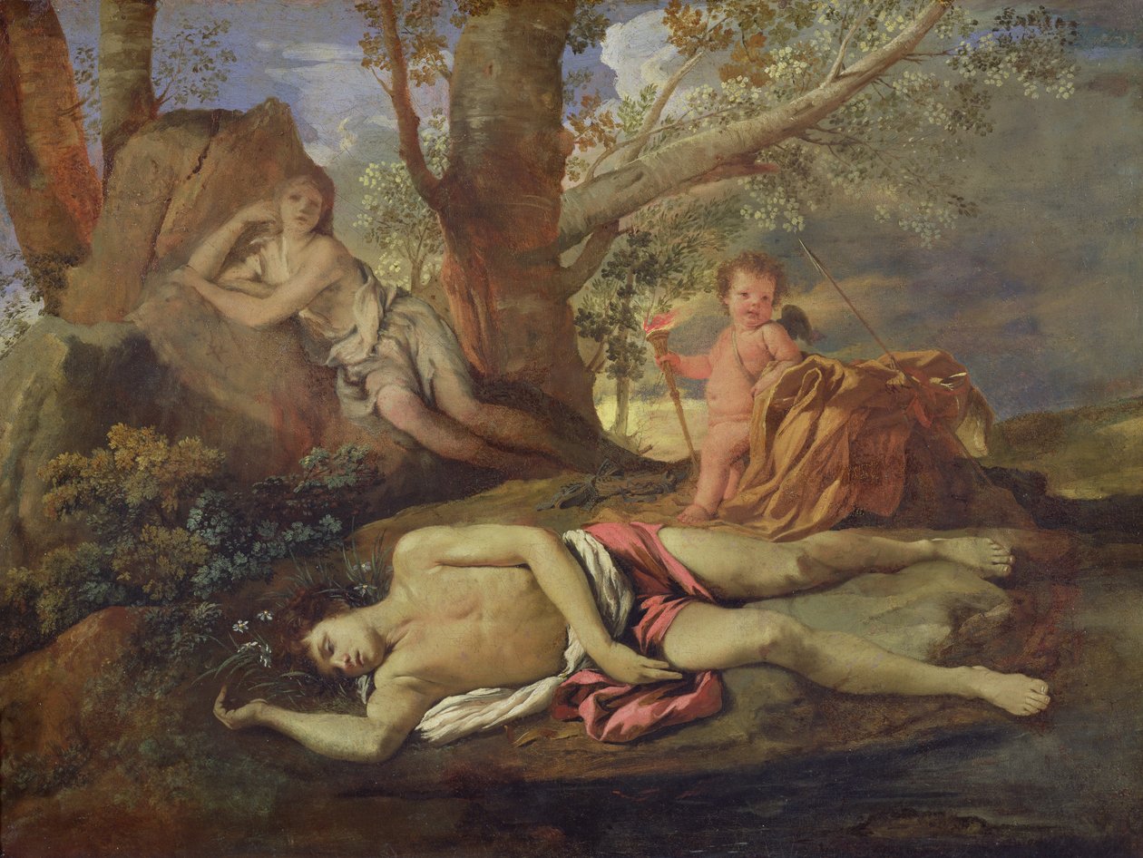 Écho et Narcisse - Nicolas Poussin