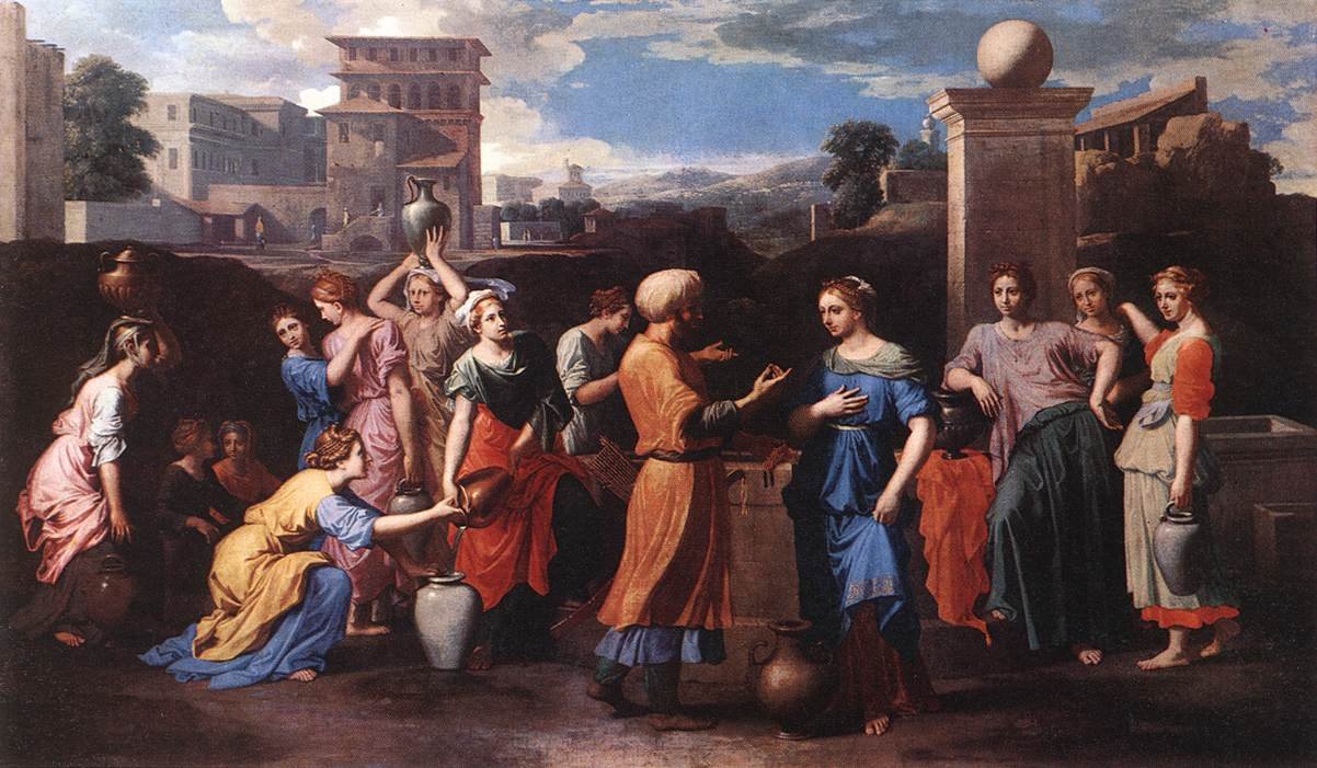 Rebecca au puits - Nicolas Poussin