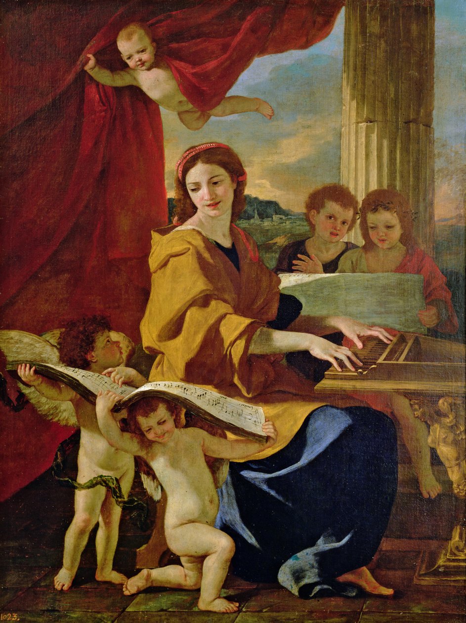 Sainte Cécile - Nicolas Poussin