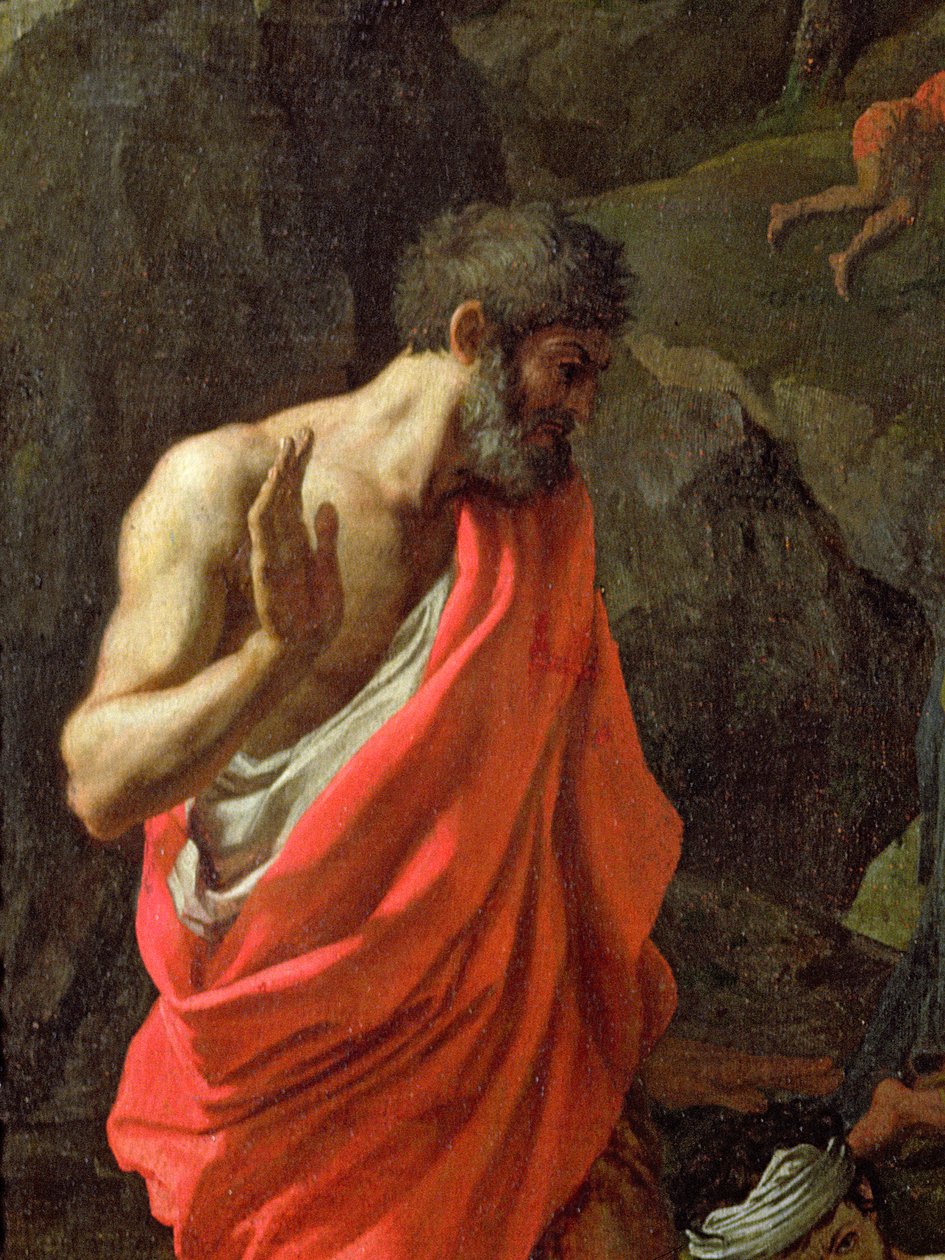 La Récolte de la manne, vers 1637-9 (détail) - Nicolas Poussin