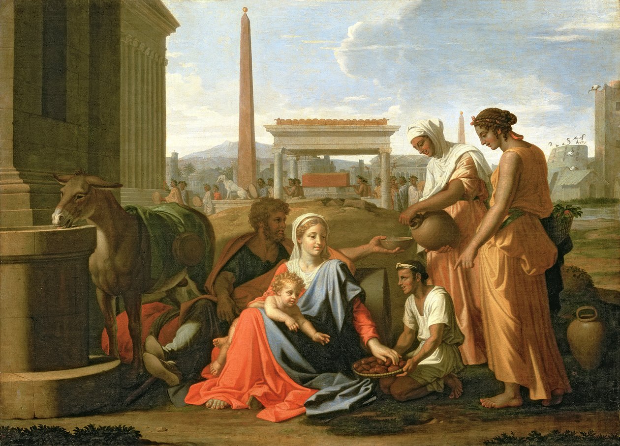 Le repos pendant la fuite en Égypte - Nicolas Poussin