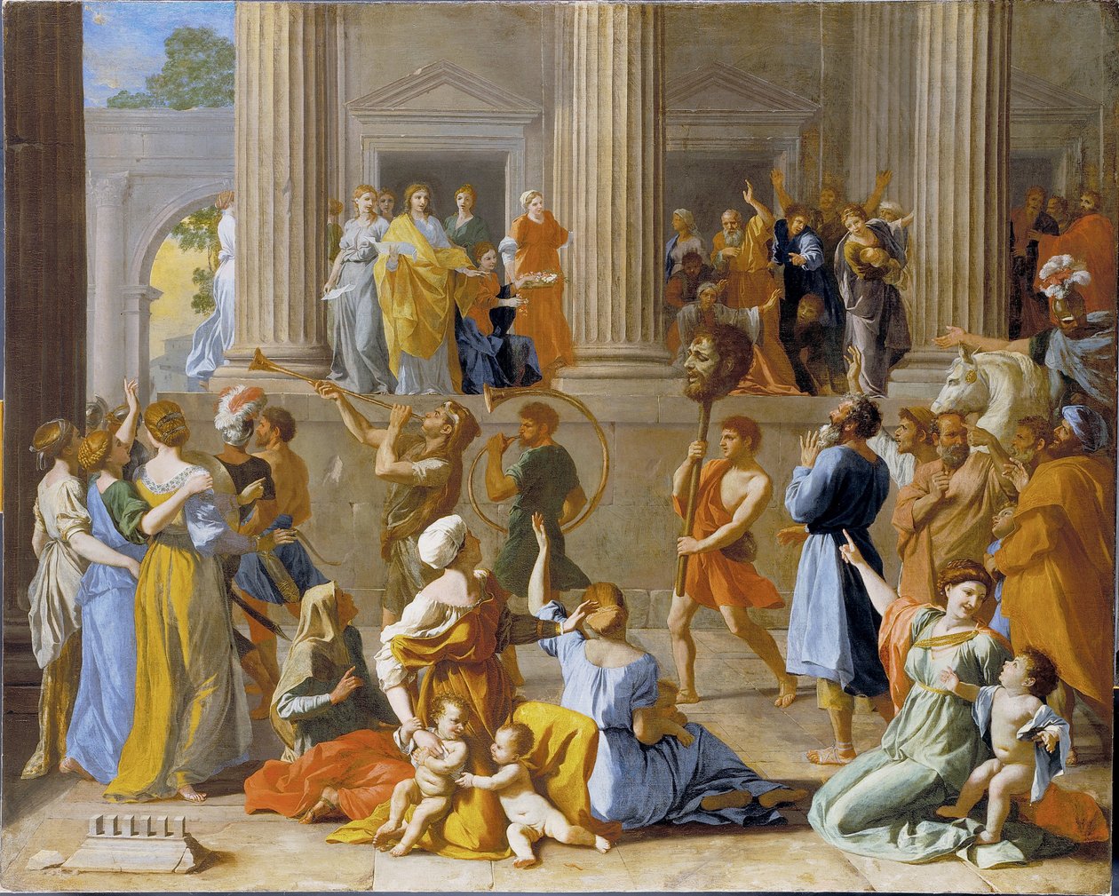 Le Triomphe de David - Nicolas Poussin