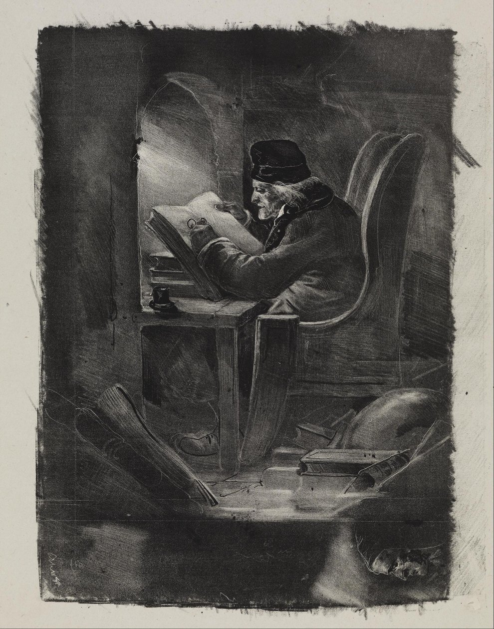 Essai à la manière noire (Un Géographe) - Nicolas Toussaint Charlet