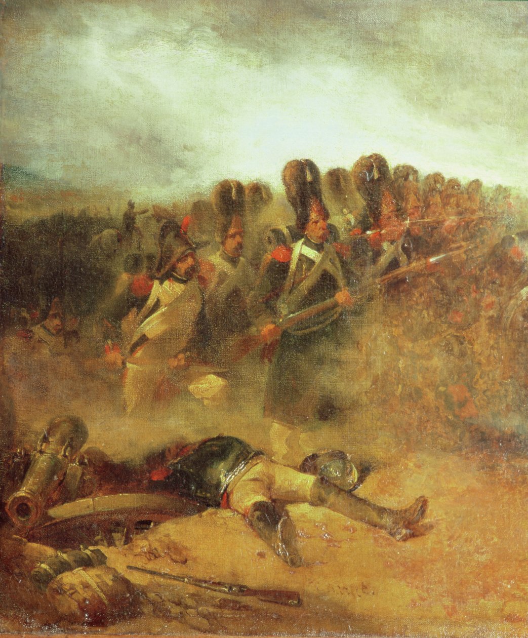 La Bataille de Waterloo, 18 juin 1815 - Nicolas Toussaint Charlet