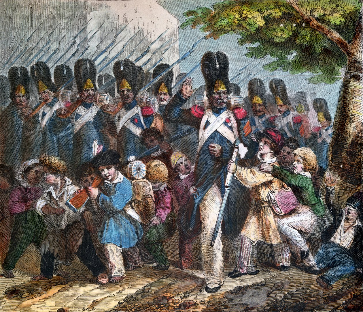 Les grenadiers de Napoléon Ier (1769-1821), vers 1820 - Nicolas Toussaint Charlet