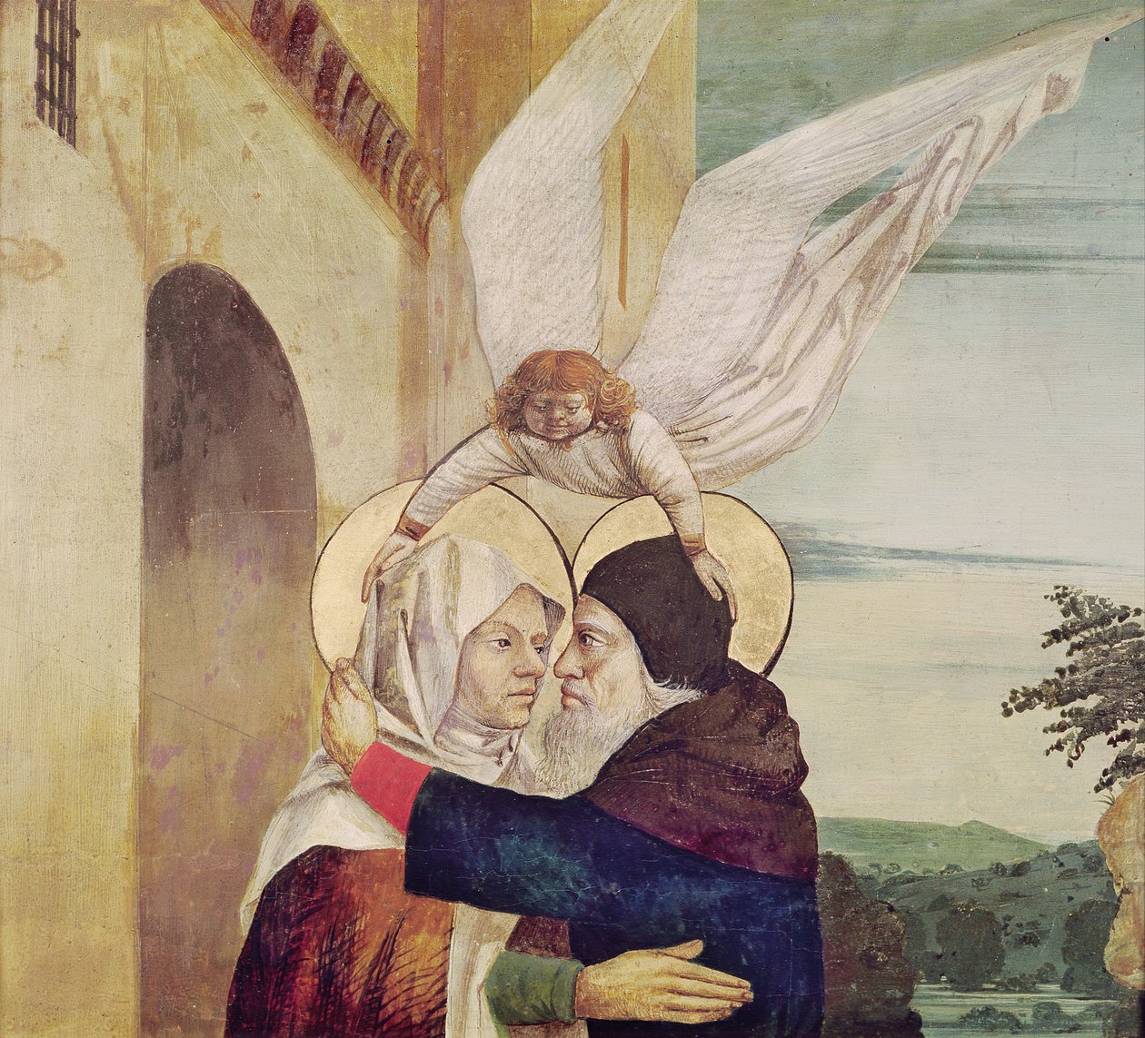 La Rencontre de Sainte Anne et Saint Joachim à la Porte Dorée, vers 1499 - Nicolas d