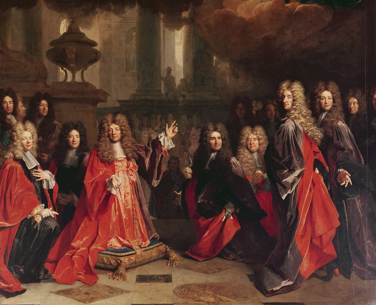 Ex-Voto (détail des échevins) - Nicolas de Largillière