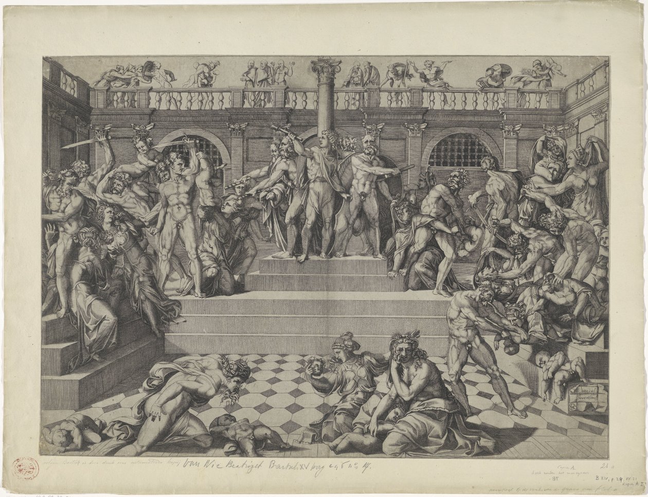 Massacre des Innocents à Bethléem - Nicolas Beatrizet