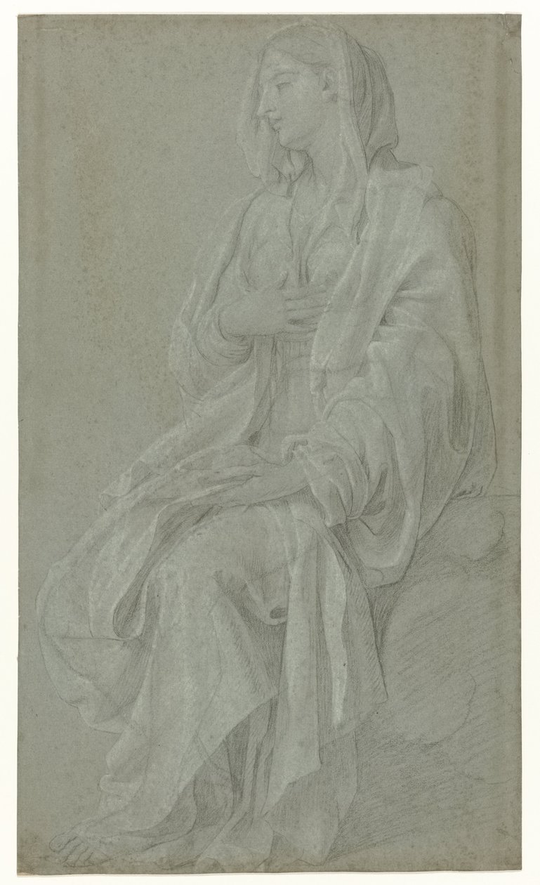 Madonna assise - Nicolas Colombel