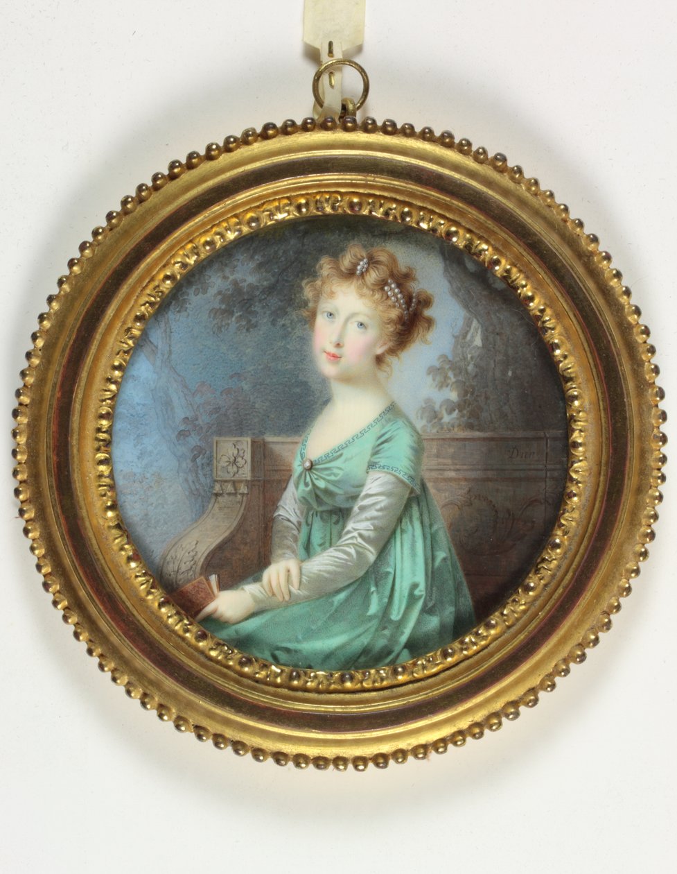 Marie-Antoinette-Thérèse, princesse des Asturies (émail) - Nicolas François Dun