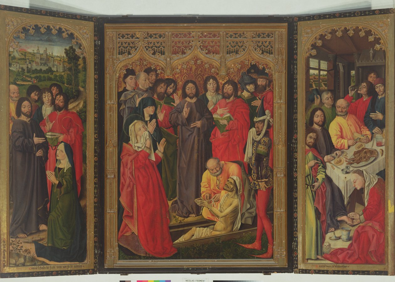 Résurrection de Lazare Triptyque - Nicolas Froment
