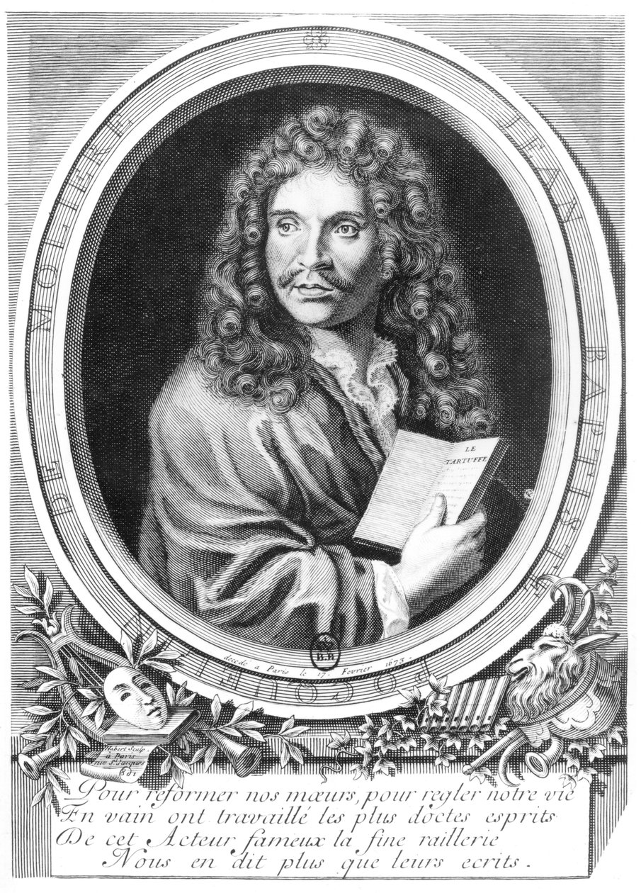 Portrait de Molière (1622-73) - Nicolas Habert