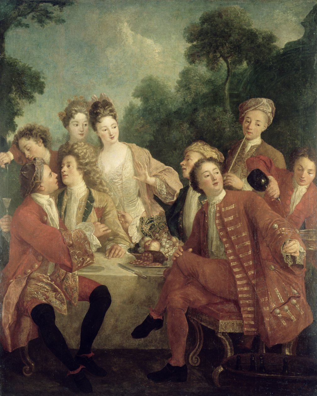 Le Déjeuner au jambon - Nicolas Lancret