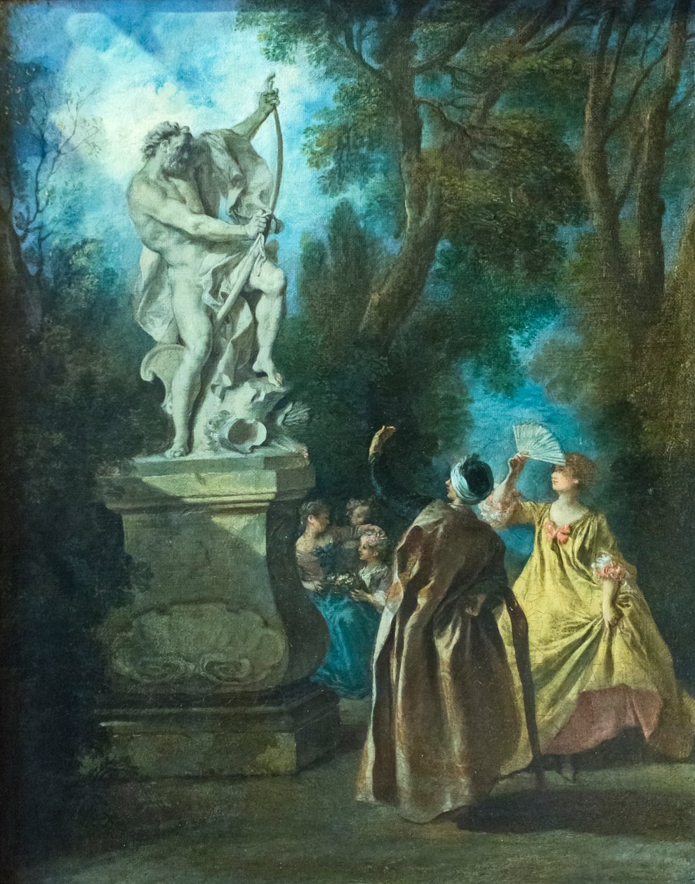 Le Perse et la statue - Nicolas Lancret