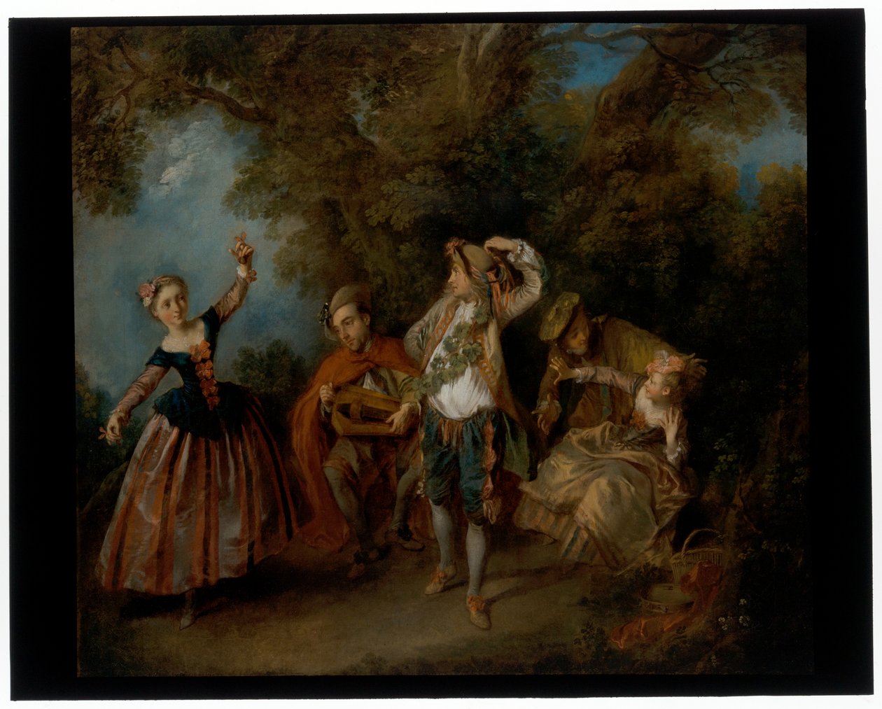 La jeune danseuse et le menuet - Nicolas Lancret