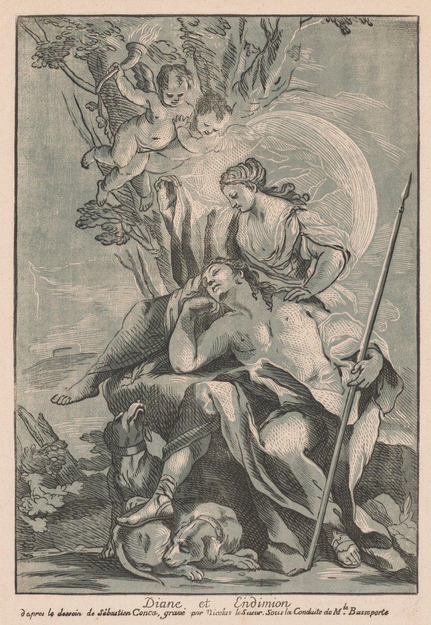 Diane et Endymion - Nicolas LeSueur