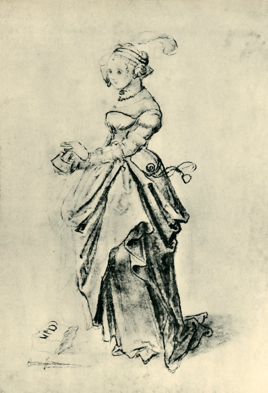 Jeune femme, début du 16ème siècle, 1943 - Nicolas Manuel Deutsch