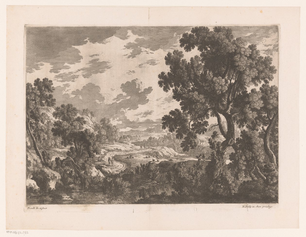 Paysage fluvial avec chemin sinueux - Nicolas Perelle