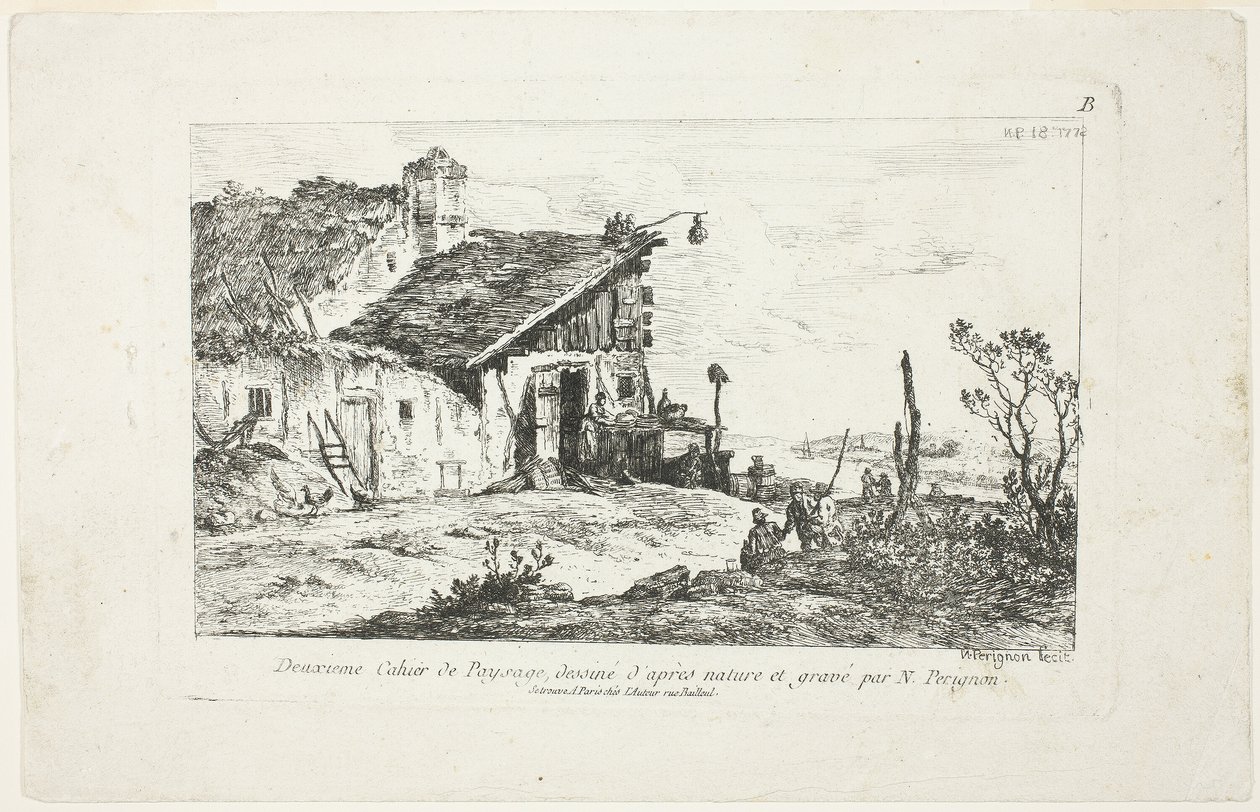 Paysage, du Deuxième Cahier de Paysage - Nicolas Perignon