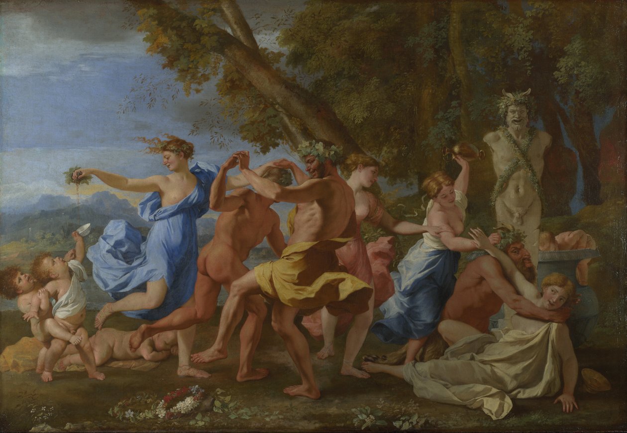 Bacchanale devant un Hermès, c.1634 - Nicolas Poussin