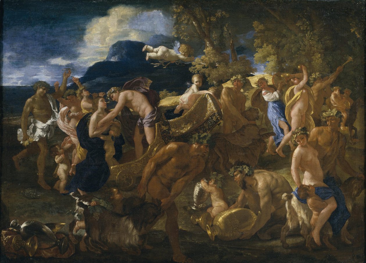 Bacchanale ou Bacchus et Ariane - Nicolas Poussin