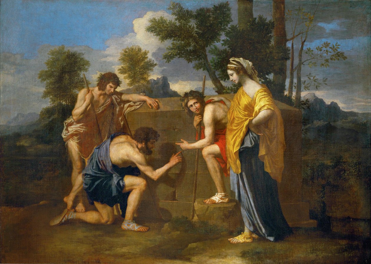 Les bergers en Arcadie (Et in Arcadia ego) - Nicolas Poussin