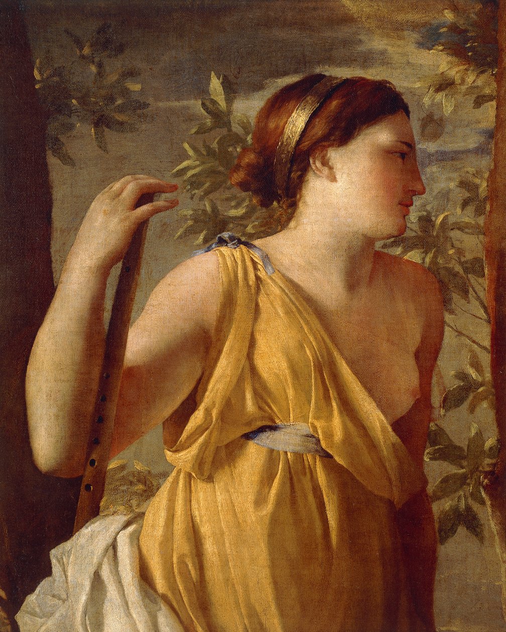 Inspiration du poète (détail) vers 1630 - Nicolas Poussin
