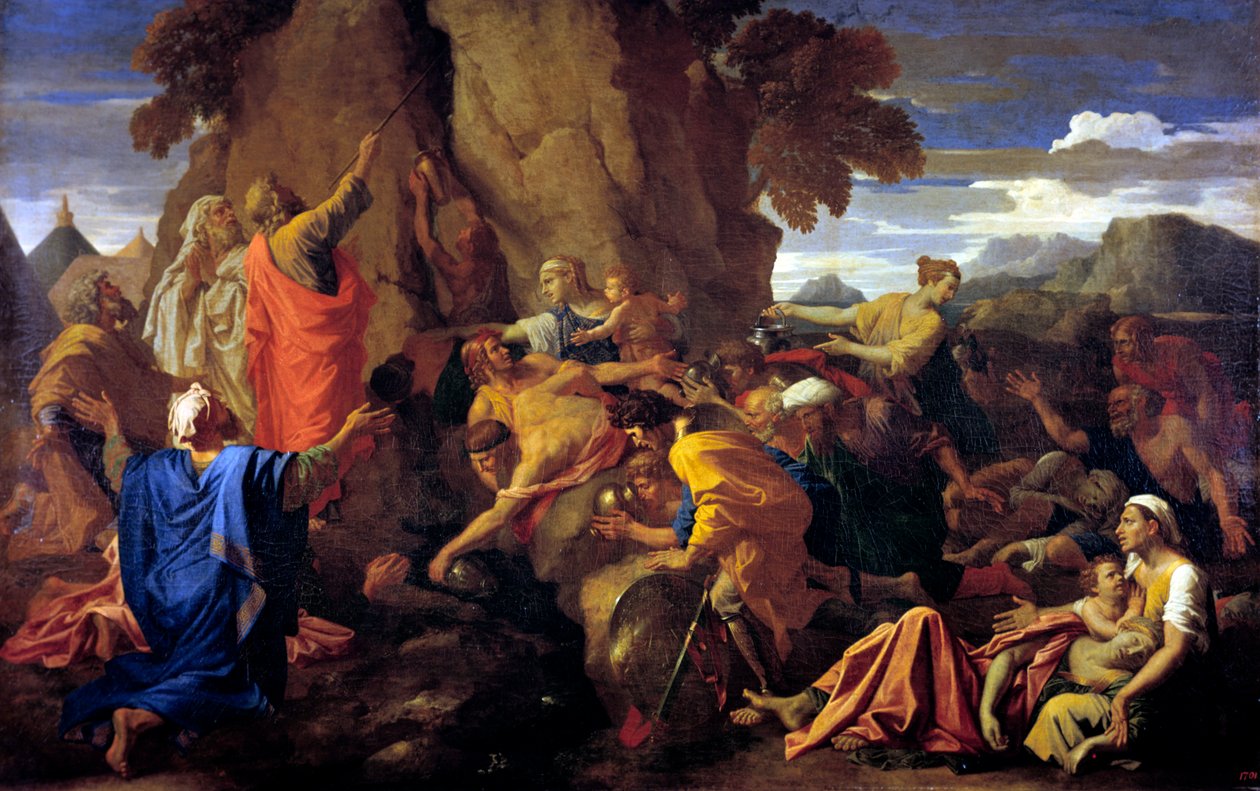 Moïse frappant le rocher, 1649 - Nicolas Poussin