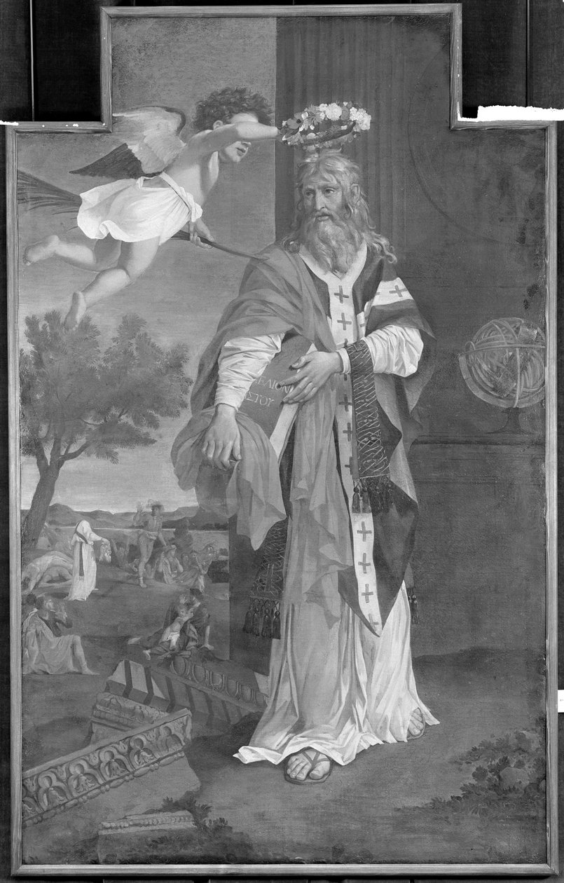 Saint Denis couronné par un ange - Nicolas Poussin