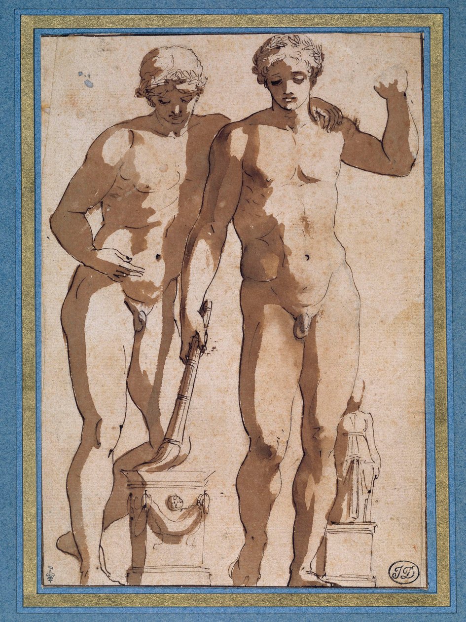 Deux athlètes - Nicolas Poussin