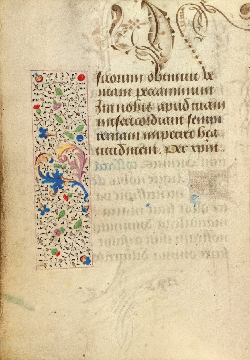 Page de texte décorée - Nicolas Spierinc