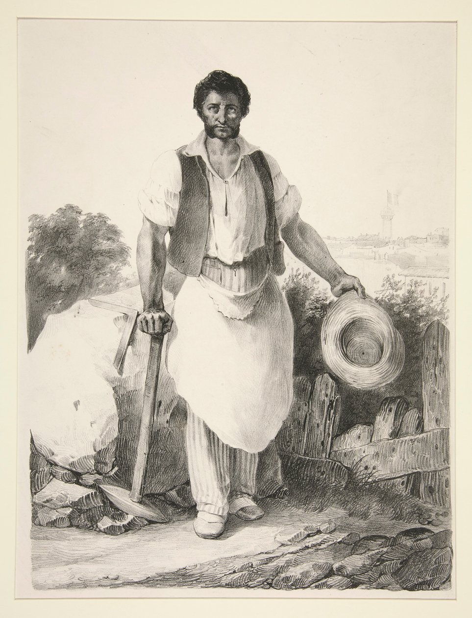 Le Tailleur de pierres - Nicolas Toussaint Charlet