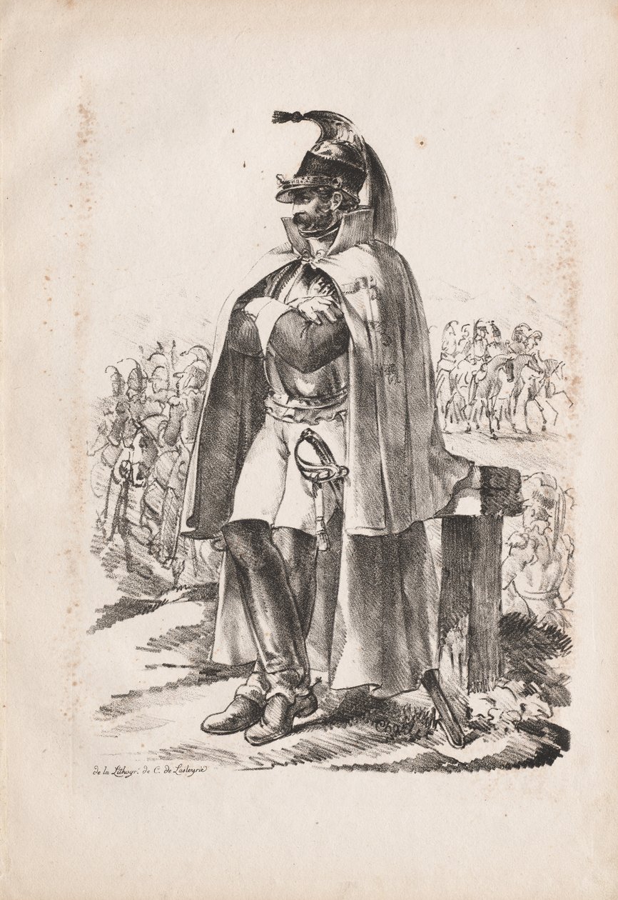 Costumes militaires : Cavalier - Nicolas Toussaint Charlet