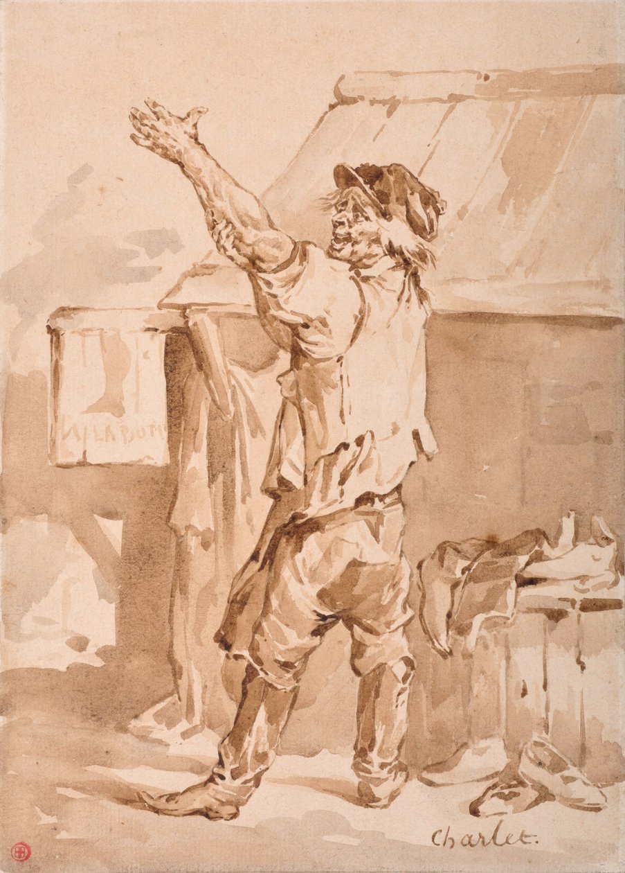 Le cordonnier - Nicolas Toussaint Charlet