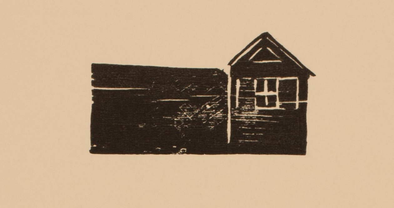 Vignette avec une maison - Niels Nielsen