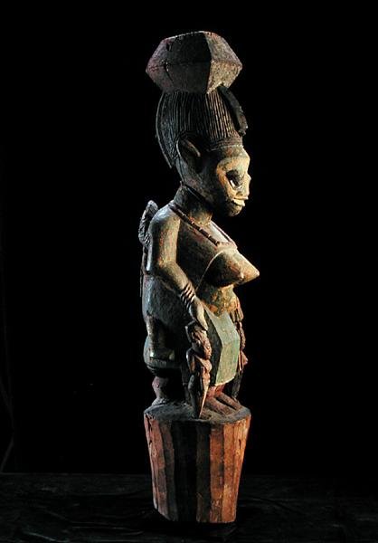 Poste de maison Yoruba - Nigerian Nigerian