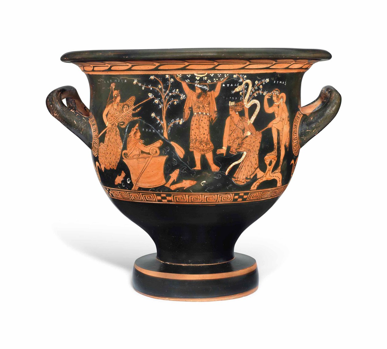 Cratère en cloche à figures rouges attiques, vers 410-400 av. J.-C. - Nikias Painter