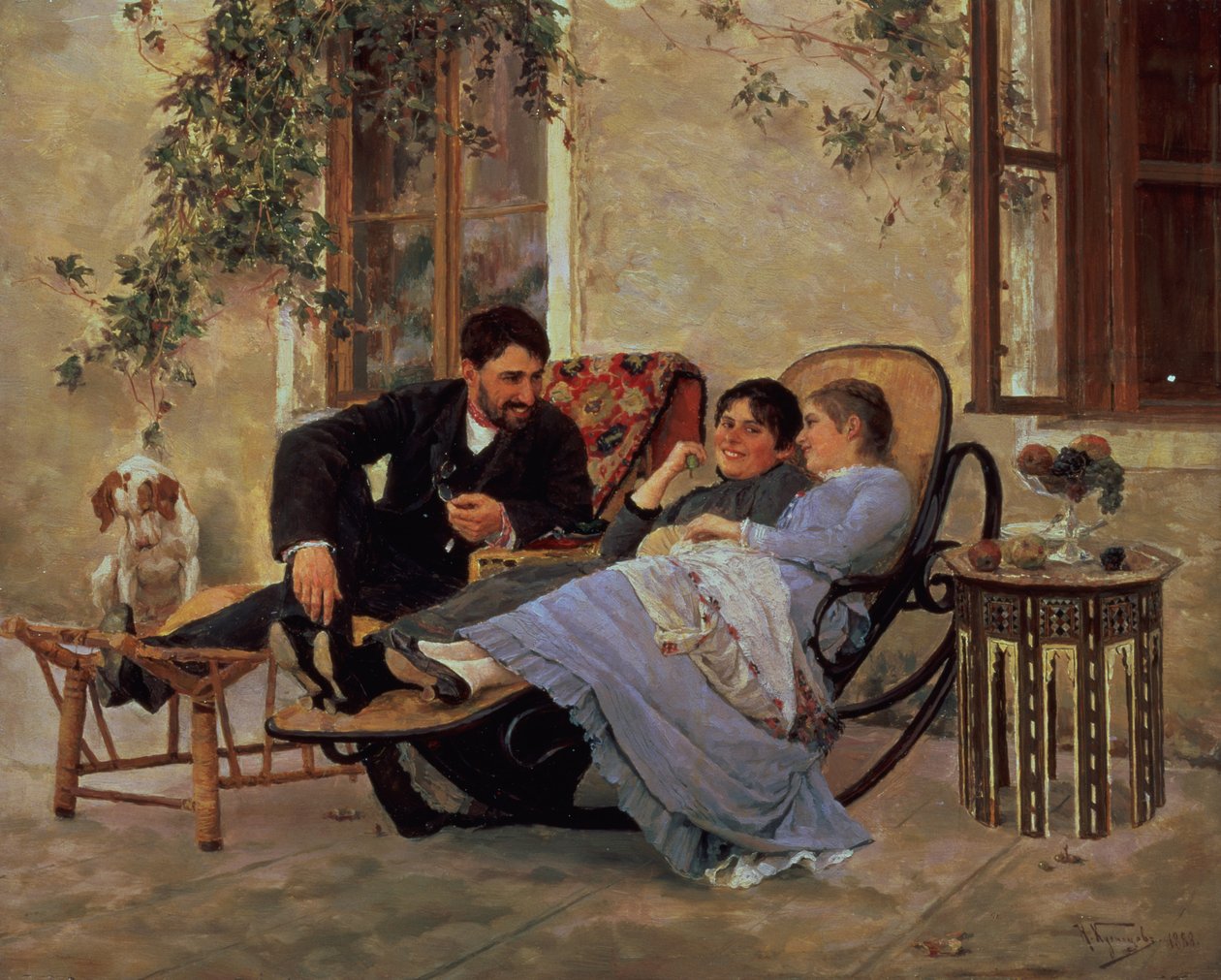 Après le dîner, 1888 - Nikolai Dmitrievich Kuznetsov
