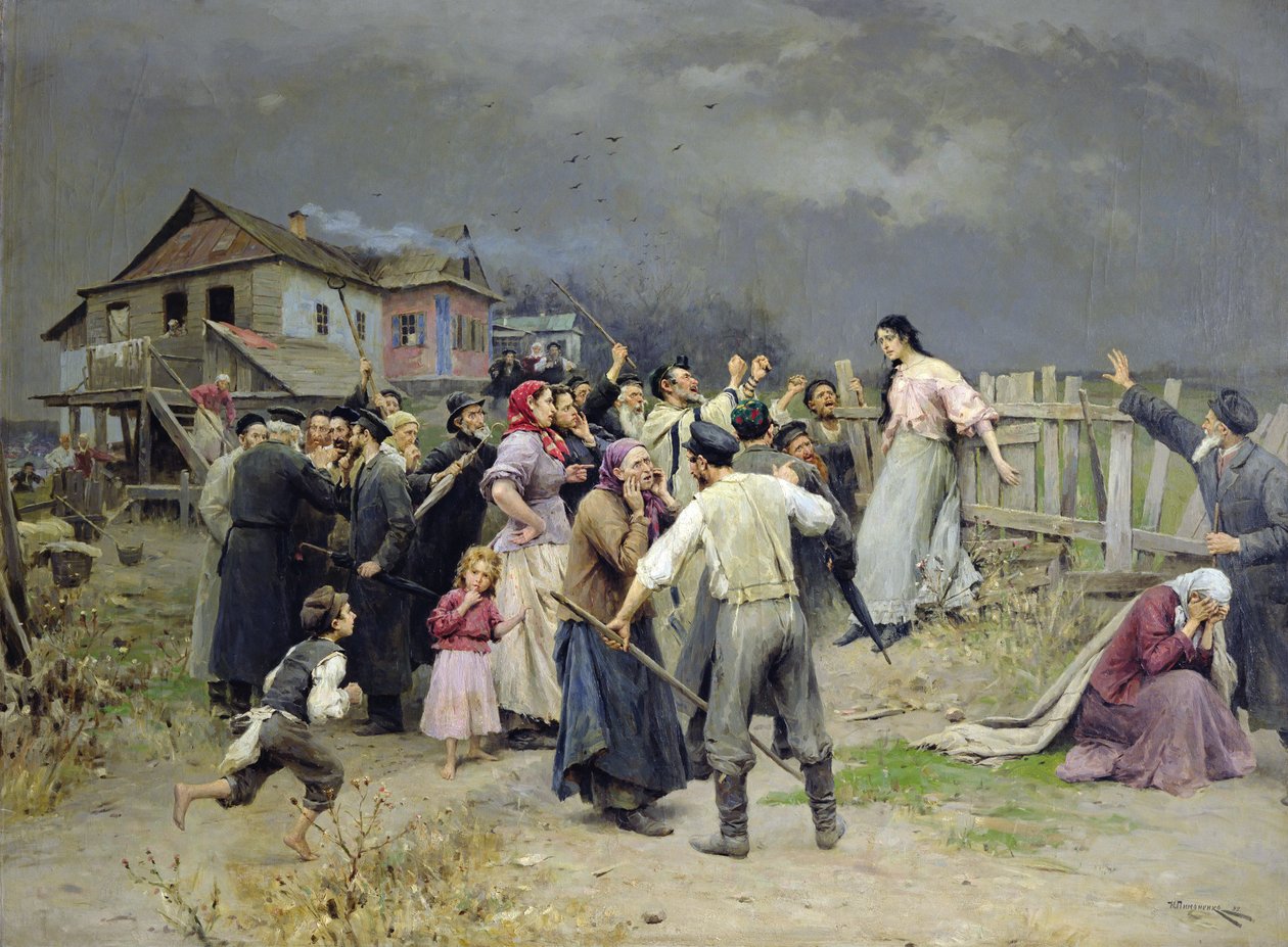 Une victime du fanatisme, 1899 - Nikolai Pimonenko